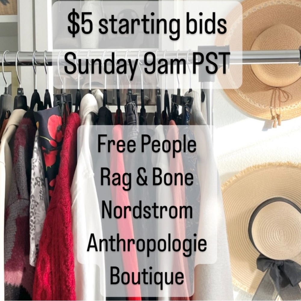 Sun June 4 @ 9am PST. Closet Clearout! 🎉 - Picture 4 of 13